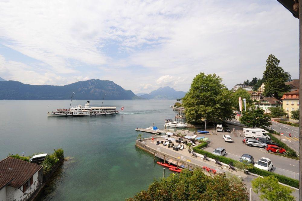 Seehof Hotel Du Lac Веггис Экстерьер фото