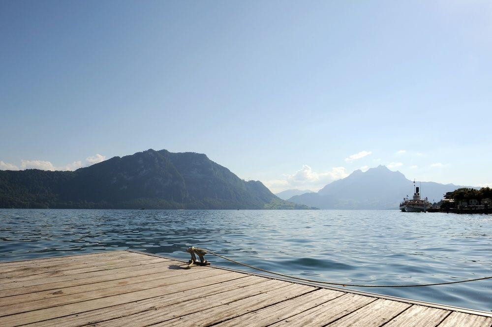 Seehof Hotel Du Lac Веггис Экстерьер фото